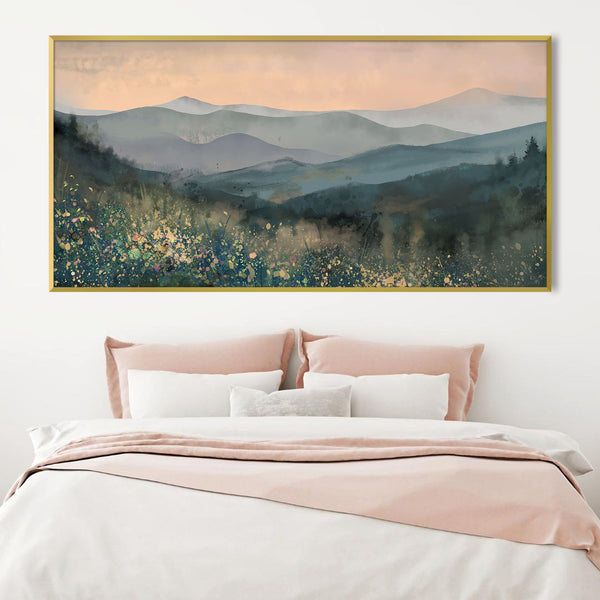 Peaceful Valley Mist Canvas