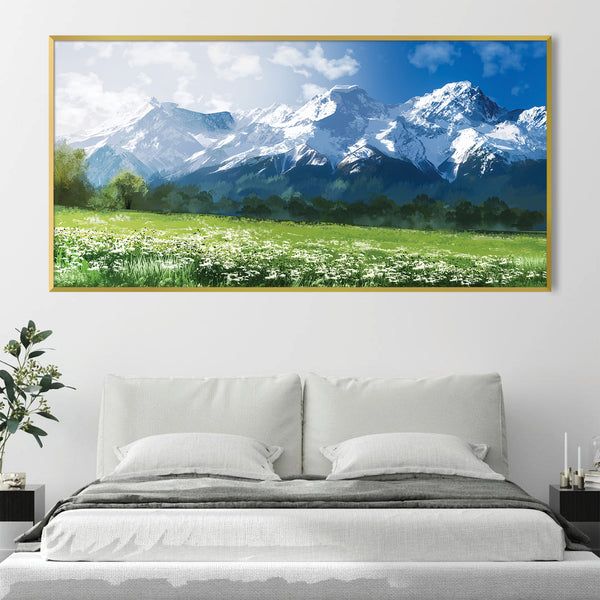 Snowcapped Serenity Canvas