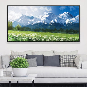 Snowcapped Serenity Canvas