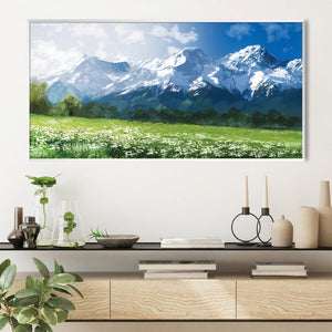 Snowcapped Serenity Canvas