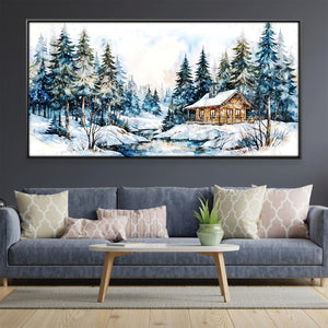 Snowy Escape Canvas