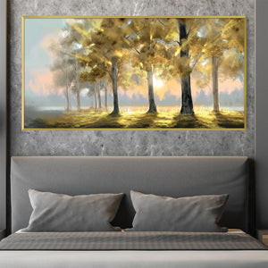 Soft Morning Forest Canvas