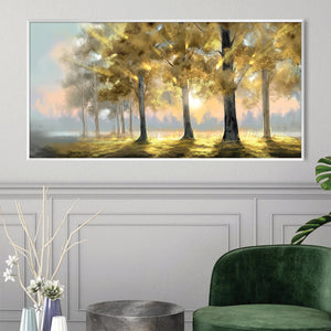 Soft Morning Forest Canvas