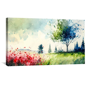 Spectral Meadows Canvas