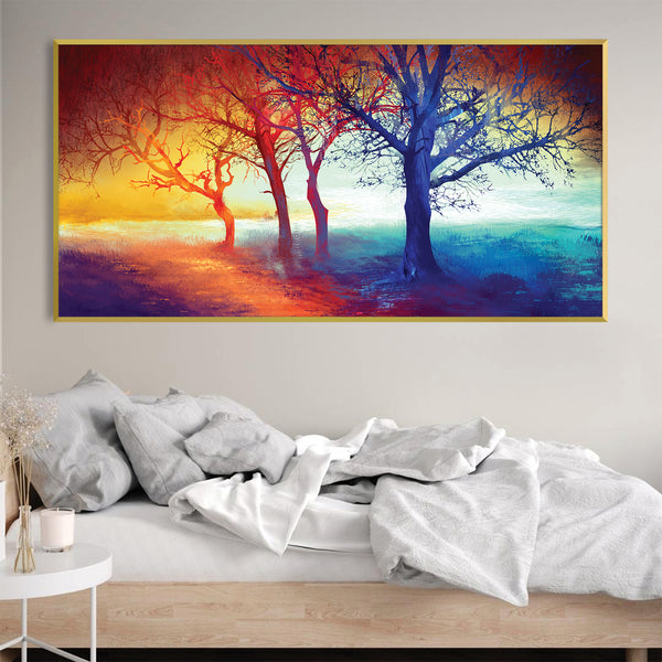 Spectrum of the Trees Canvas