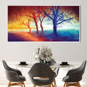 Spectrum of the Trees Canvas