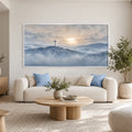 The Cross on the Distant Hill Canvas