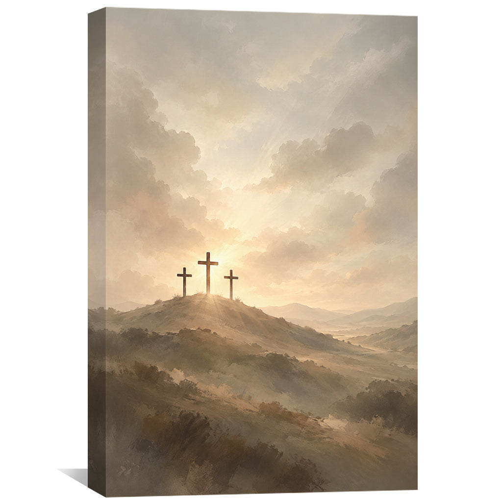 The Golden Calvary Canvas