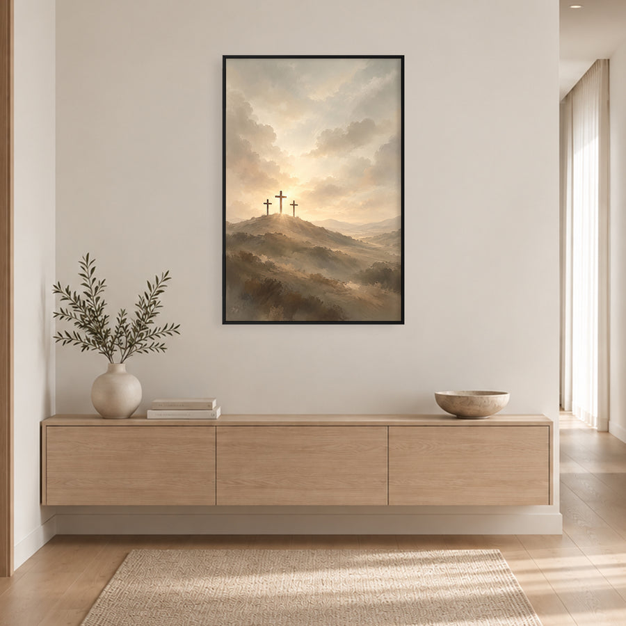 The Golden Calvary Canvas