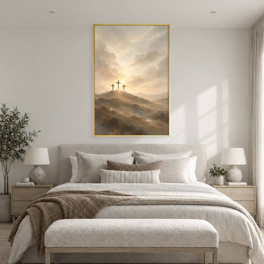 The Golden Calvary Canvas
