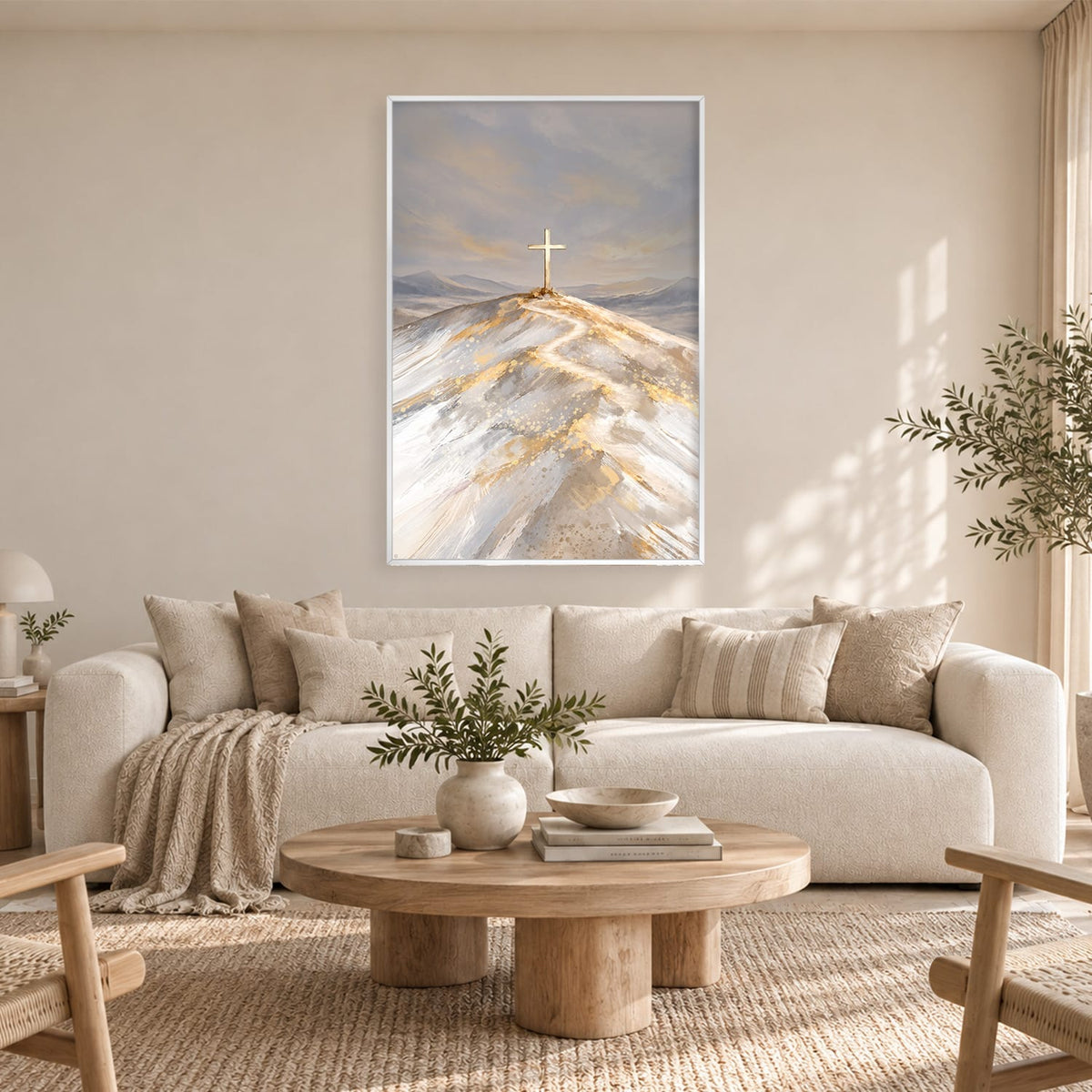 The Golden Path to Grace Canvas