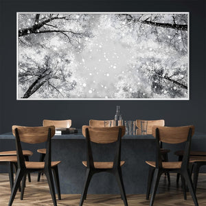 Twilight Snowfall Canvas