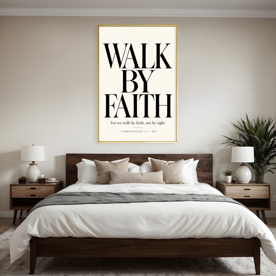 Walk by Faith Canvas