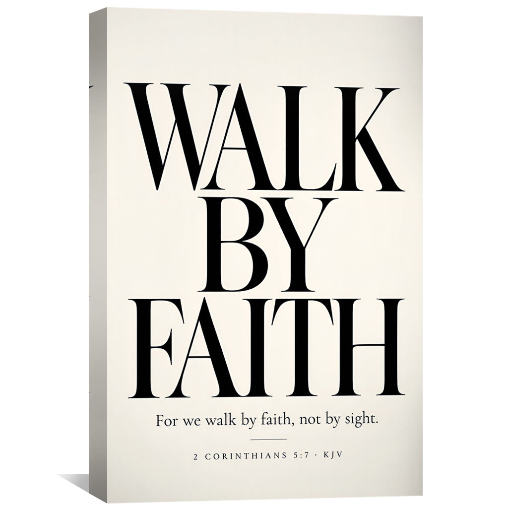 Walk by Faith Canvas