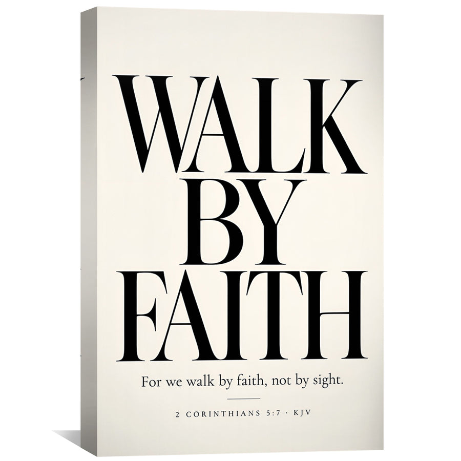 Walk by Faith Canvas