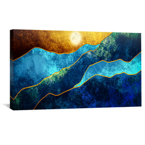 Waves of the Earth Canvas