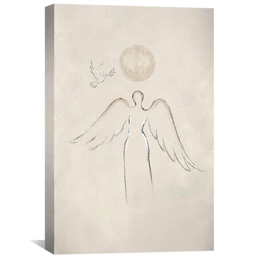 A Promise on the Wing Canvas Art Clock Canvas