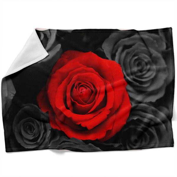 A Rose Among The Crowd Blanket Blanket 75 x 100cm Clock Canvas