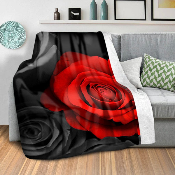 A Rose Among The Crowd Blanket Blanket Clock Canvas