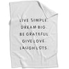 Above the Clouds B Blanket Blanket 75 x 100cm Clock Canvas