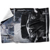 Abstract Auto Blanket Blanket 75 x 100cm Clock Canvas
