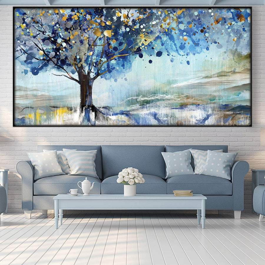 Abstract Cedar Easy Build Frame Posters, Prints, & Visual Artwork Clock Canvas