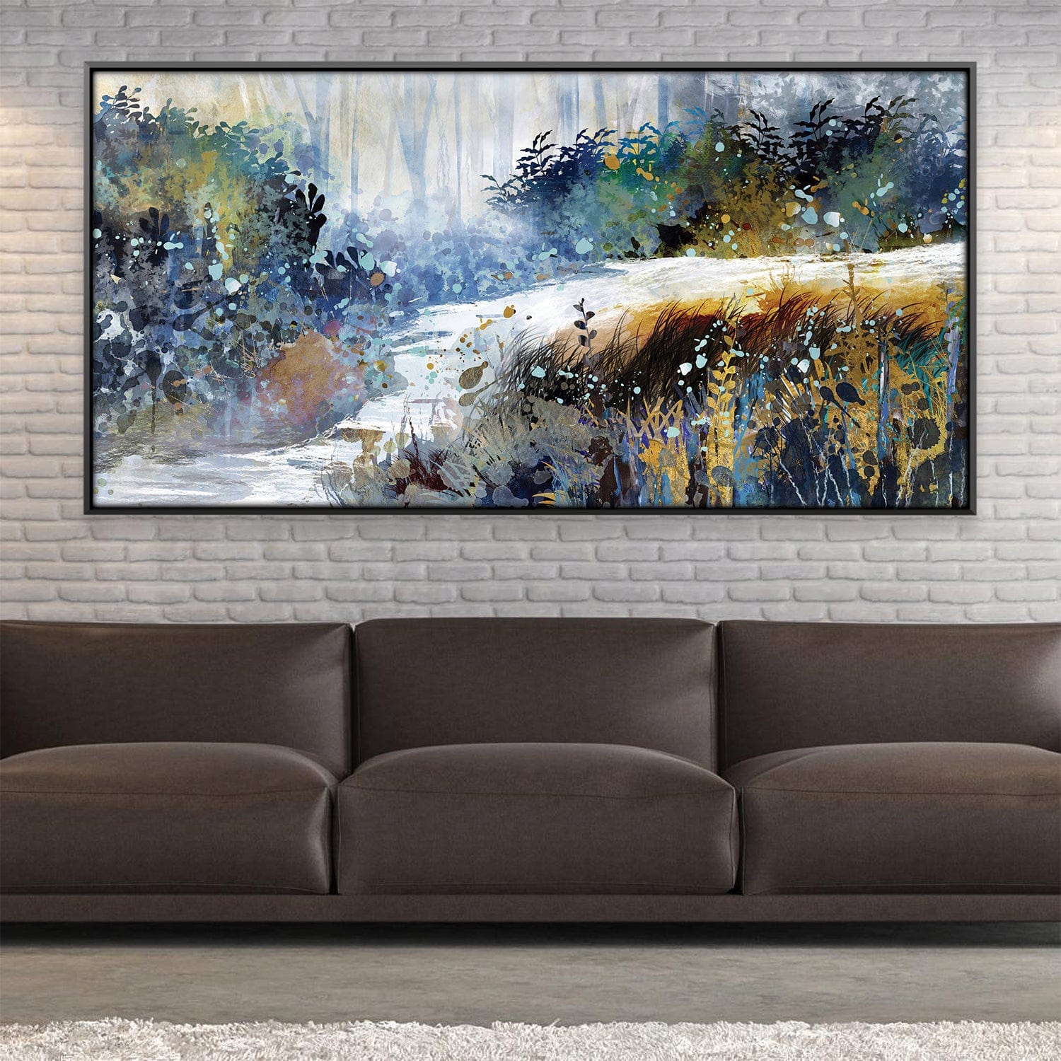 Abstract Currents Canvas 20 x 10in / Canvas product thumbnail