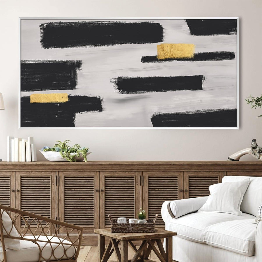 Abstract Divergence Canvas Art Clock Canvas