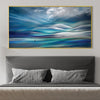 Abstract Lights Canvas Art Clock Canvas