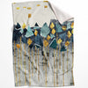 Abstract Mountain B Blanket Blanket 75 x 100cm Clock Canvas