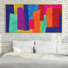 Abstract Nebula Canvas Art Clock Canvas