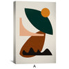 Abstract & Organic Canvas Art Clock Canvas