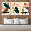 Abstract & Organic Canvas Art Clock Canvas
