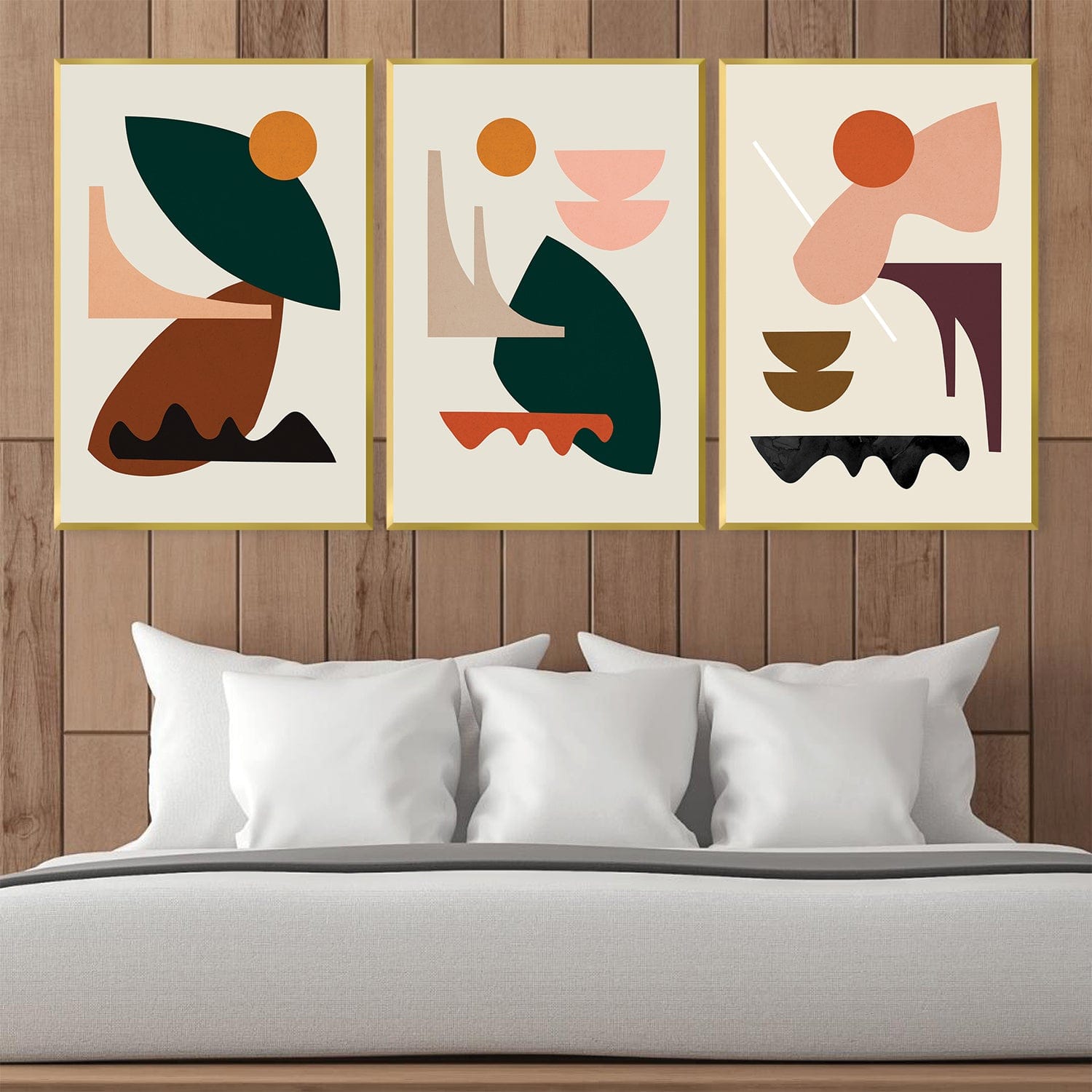 Abstract & Organic Canvas Art Clock Canvas