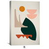 Abstract & Organic Canvas Art Clock Canvas
