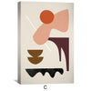 Abstract & Organic Canvas Art Clock Canvas