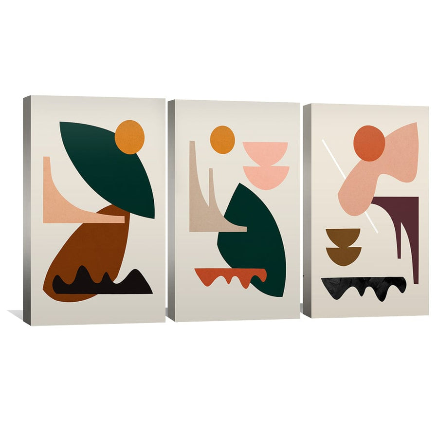 Abstract & Organic Canvas Art Clock Canvas