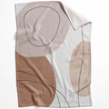 Abstract Pastels A Blanket Blanket 75 x 100cm Clock Canvas