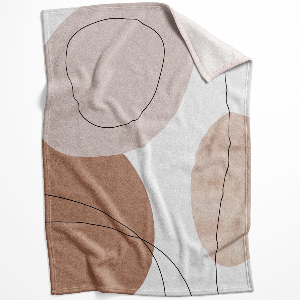 Abstract Pastels A Blanket Blanket 75 x 100cm Clock Canvas