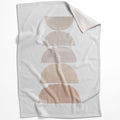 Abstract Pastels B Blanket Blanket 75 x 100cm Clock Canvas