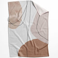 Abstract Pastels C Blanket Blanket 75 x 100cm Clock Canvas