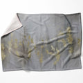 Abstract Portrayed Blanket Blanket 75 x 100cm Clock Canvas