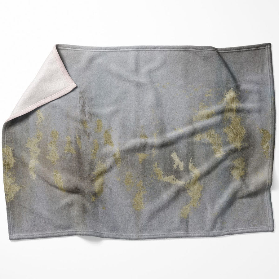Abstract Portrayed Blanket Blanket 75 x 100cm Clock Canvas