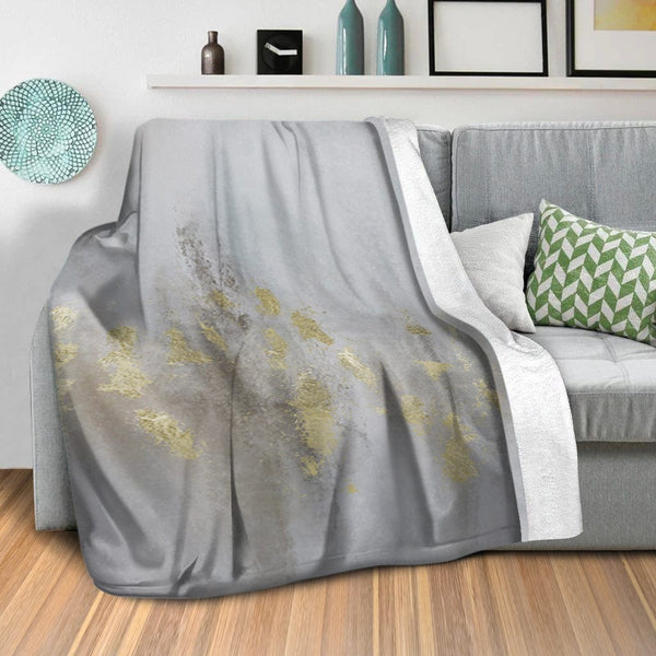 Abstract Portrayed Blanket Blanket Clock Canvas