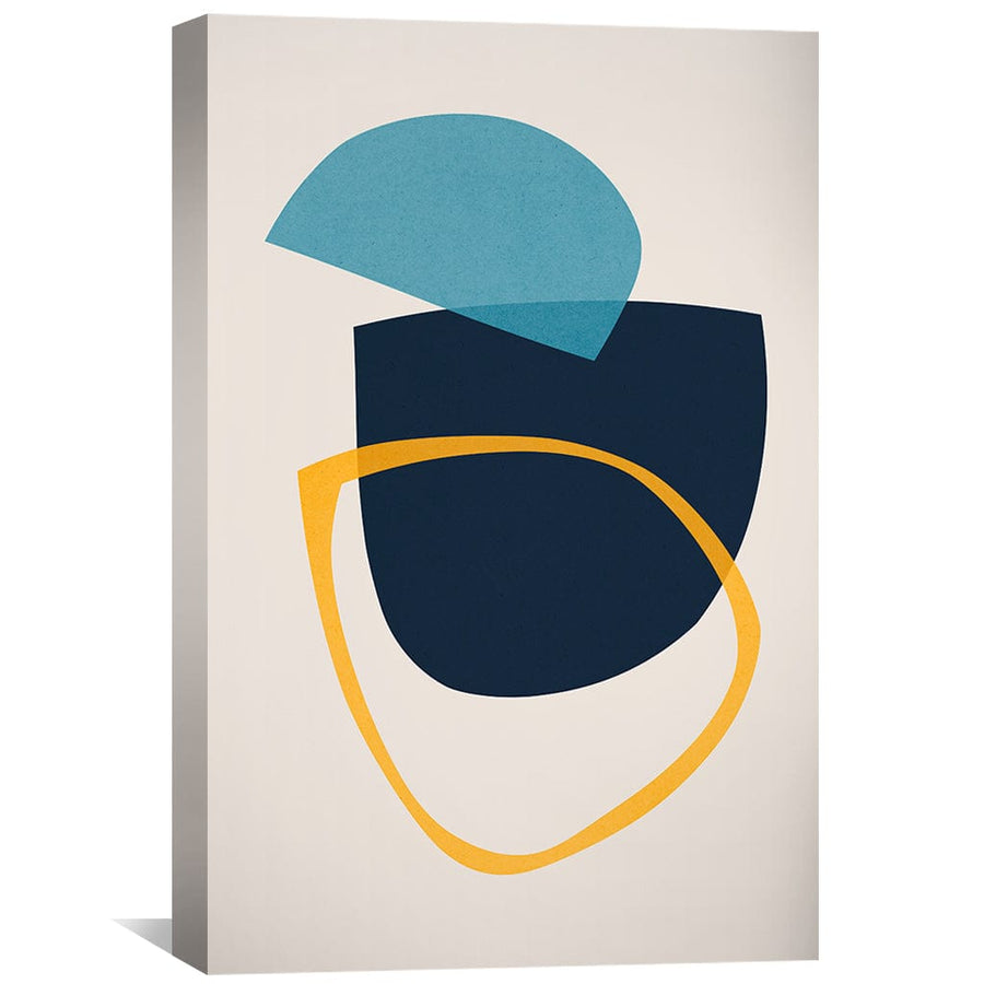 Abstract Shapes XIII Canvas Art Clock Canvas