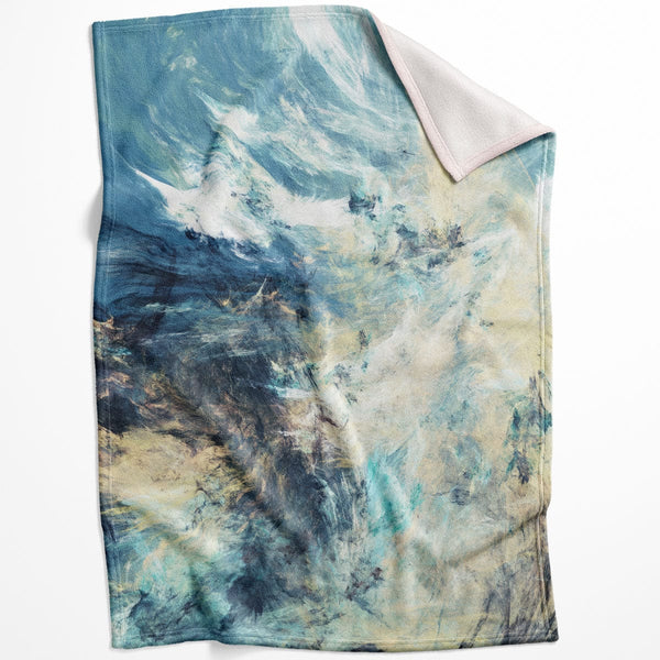 Abstract Skies A Blanket Blanket 75 x 100cm Clock Canvas