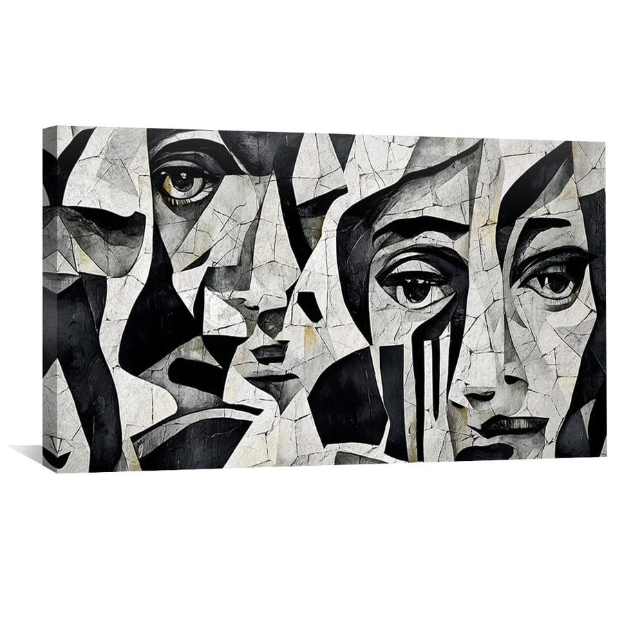 Abstract Stares Canvas Art Clock Canvas