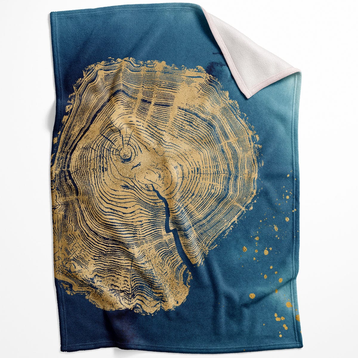 Abstract Stump B Blanket Blanket 75 x 100cm Clock Canvas