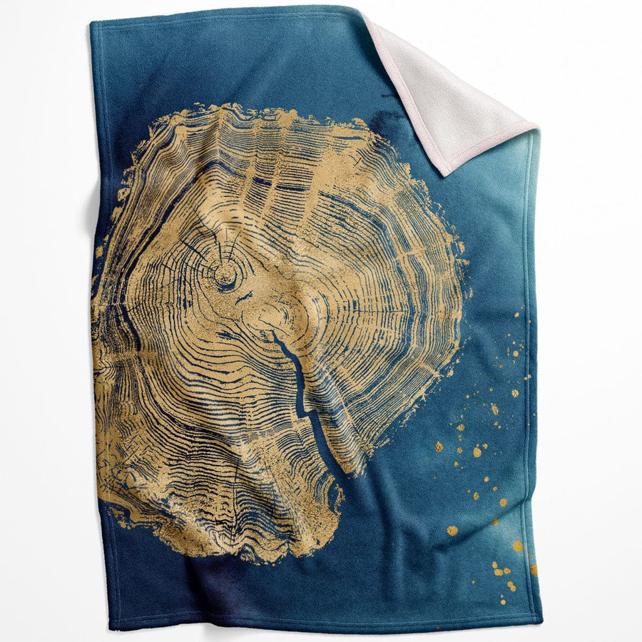 Abstract Stump B Blanket Blanket 75 x 100cm Clock Canvas