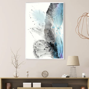 Abstract Wing Canvas Art Clock Canvas